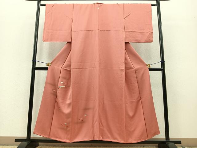 Irotome - 平和屋着物■豪華色留袖　総刺繍　古都　吹き寄せ花文　金糸　正絹　逸品　BAAR6123kg