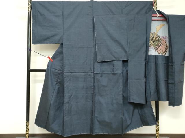 Kimono Set - 平和屋着物■男性　本場大島紬　アンサンブル　長羽織　100亀甲　総詰め　正絹　逸品　DABE2753cd