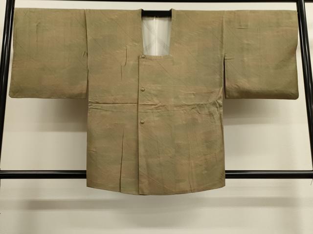 平和屋着物■道行コート 吉祥地紋 暈し染め 正絹 逸品 CAAK3746dy