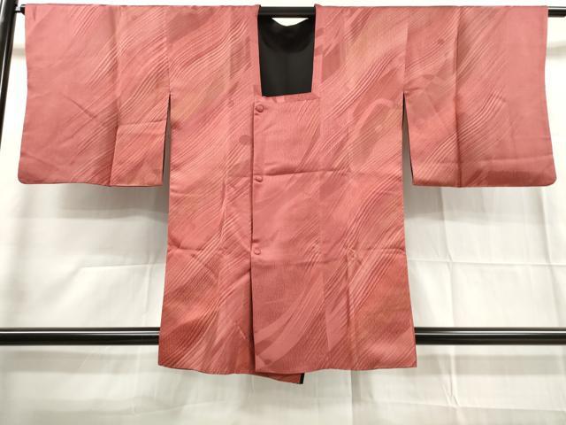 平和屋着物■道行コート リバーシブル 流水地紋 暈し染め 正絹 逸品 DAAL6982ar