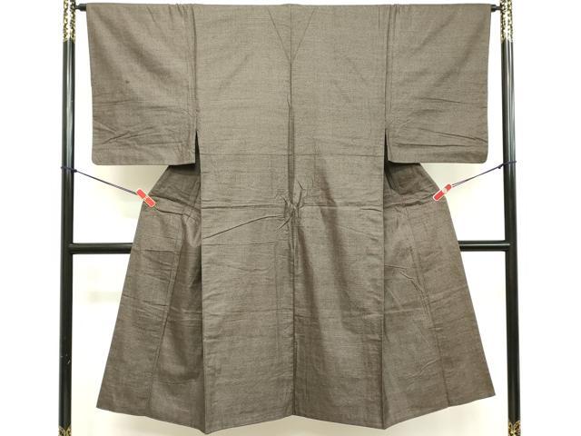 平和屋着物■男性　紬　120亀甲　総詰め　正絹　逸品　DABC4798cd