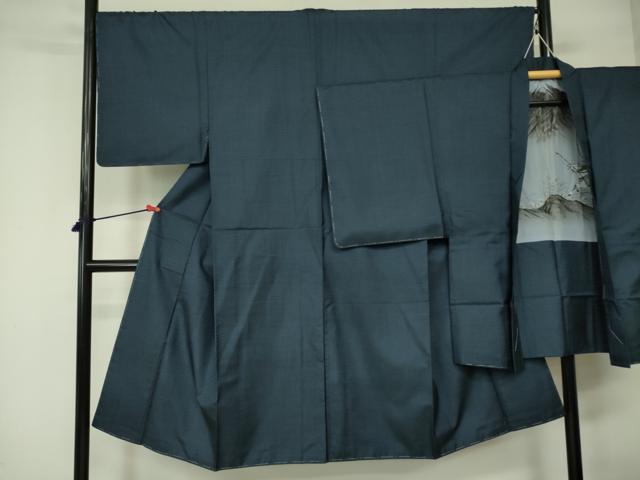 平和屋着物■男性　本場大島紬　アンサンブル　100亀甲　総詰め　正絹　逸品　DABD0102op