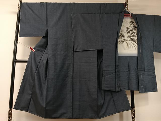 平和屋着物●男性　本場大島紬　アンサンブル　100亀甲　総詰め　正絹　逸品　未使用　CABD8044vp