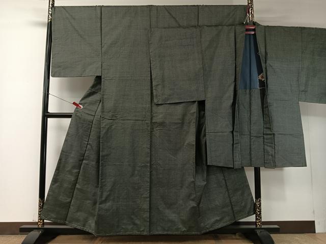 平和屋着物●男性　本場大島紬　アンサンブル　100亀甲　総詰め　正絹　逸品　未使用　CABD8056vp