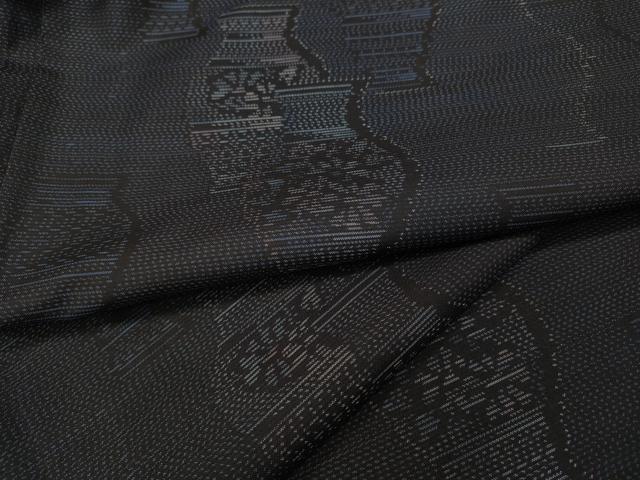 Rakuten - 平和屋着物●本場大島紬　陶器花文　正絹　逸品　CABD0340ut