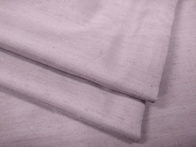 Kimono - 平和屋着物●結城紬　色無地　浅紫色　正絹　逸品　CABD0346ut