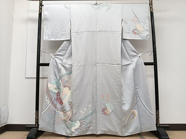 Kimono - 平和屋着物■訪問着　孔雀文　暈し染め　正絹　逸品　CABE9778xi