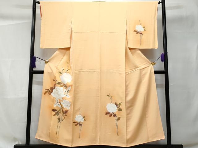Rakuten - 平和屋着物■訪問着　枝花文　暈し染め　金彩　正絹　逸品　CABC9103fb