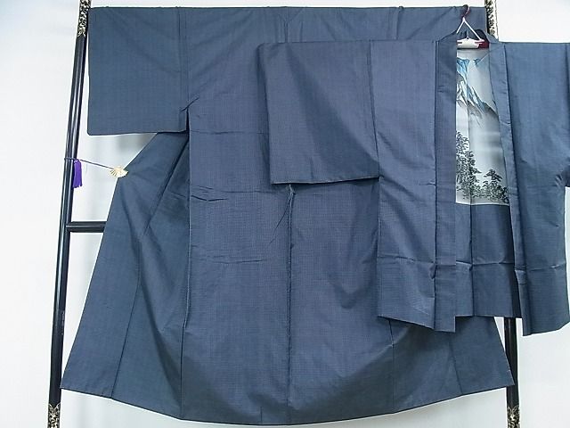 平和屋着物■男性 本場大島紬 アンサンブル 100亀甲 総詰め 逸品 DAAD8519ya