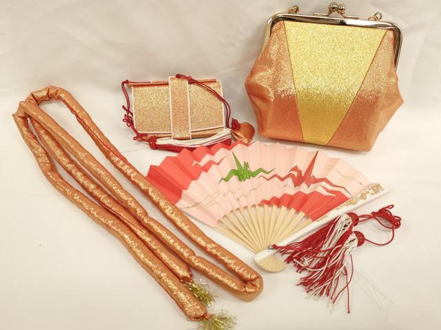 Kimono, Yukata, Accessories - 平和屋着物[]七五三　女の子　和装小物セット　金糸　逸品　AABH2828ja