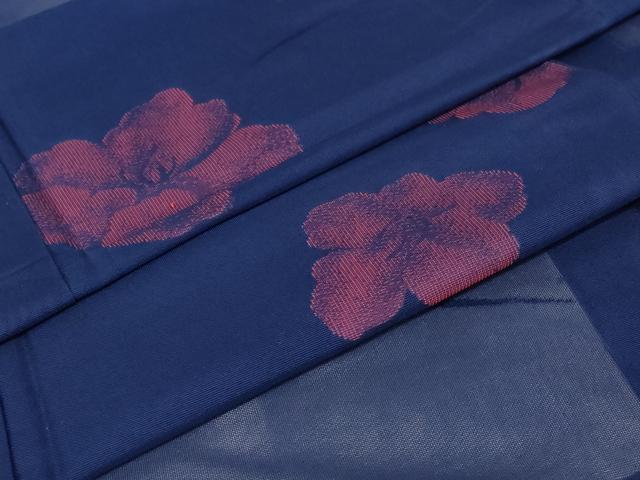 平和屋着物＊夏物　小紋　紗　芝花文　正絹　逸品　AAAY5679st