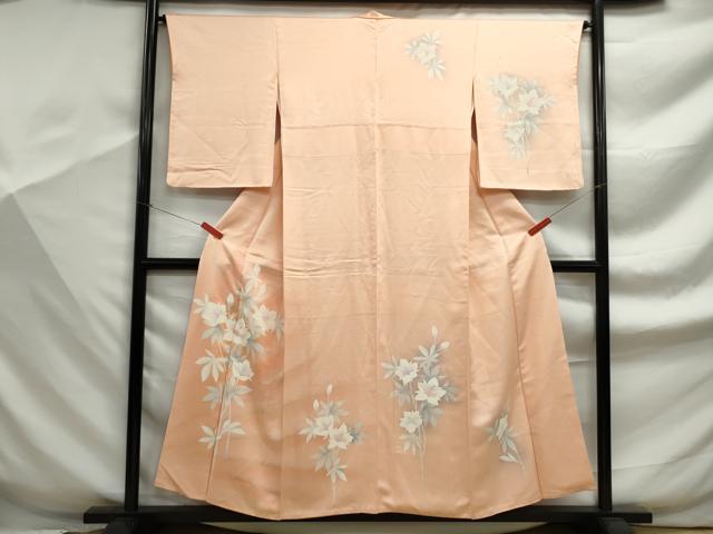平和屋着物■訪問着 刺繍 枝花文 暈し染め やまと誂製 正絹 逸品 DABF9331qa