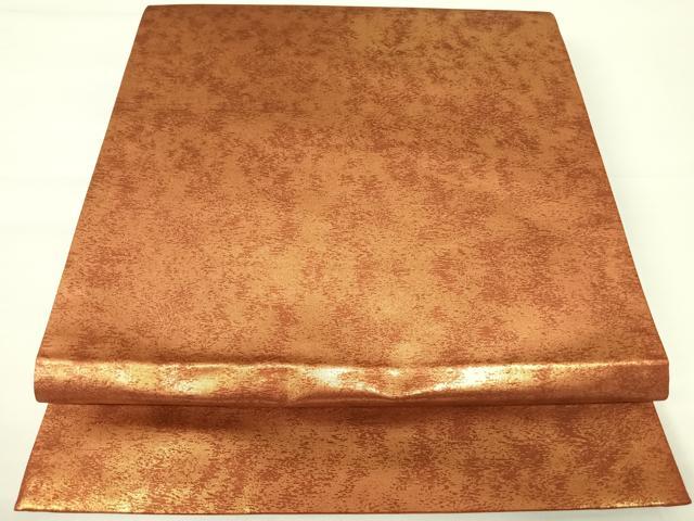 平和屋着物◎六通柄袋帯　霞文　金糸　正絹　逸品　AABA2094yx