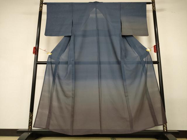 Uramono - 平和屋着物＊夏物　訪問着　紗　霞文　鈴乃屋扱い　正絹　逸品　AABG5556jd