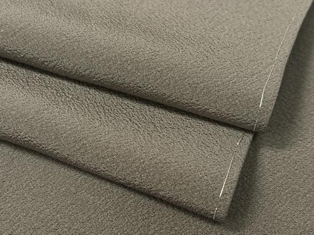 平和屋着物●本草木染作家 瑞寶 色無地 紫鼠色 正絹 逸品 CABD8195vp