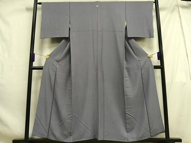 Rakuten - 平和屋着物■上質な色無地 鳩羽色 正絹 逸品 AABH0939oa