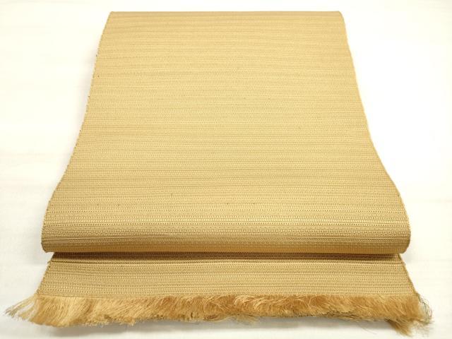 Rakuten - 平和屋着物◎六寸帯　横段文　浅黄色　正絹　逸品　DABD3916xg