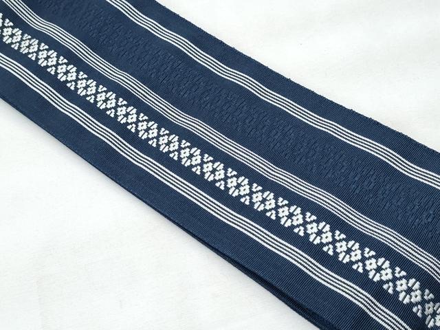 平和屋着物◎男性　本場筑前博多織　角帯　献上　正絹　逸品　CABE6261fb