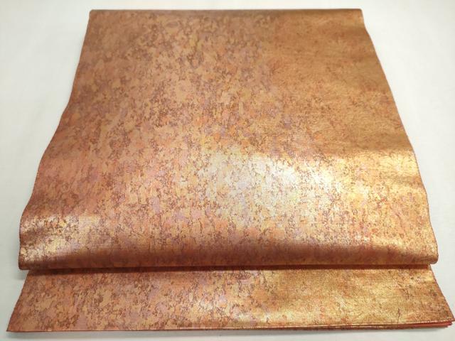 平和屋着物◎六通柄袋帯 彩煌箔 皇妃 金糸 引箔 正絹 逸品 DABC2881ud