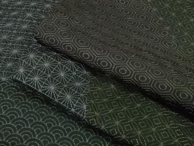 Rakuten - 平和屋本店●極上　本場大島紬　訪問着　刺し子　刺繍　名物裂　黒地　逸品　未使用　DZAB5429kh6