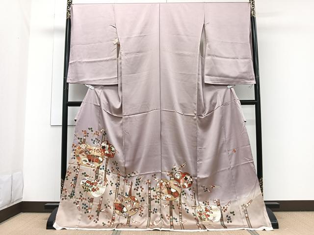 平和屋着物●訪問着　友禅　作家物　草花文　暈し染め　仮絵羽　正絹　逸品　未使用　DABC2956ud 楽天市場】訪問着 仮絵羽の通販
