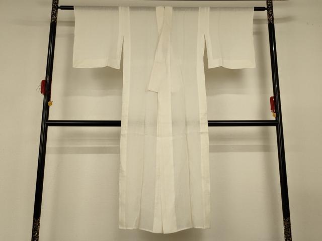 平和屋着物＊夏物　長襦袢　絽　鳥の子色　正絹　逸品　AABH2480jd