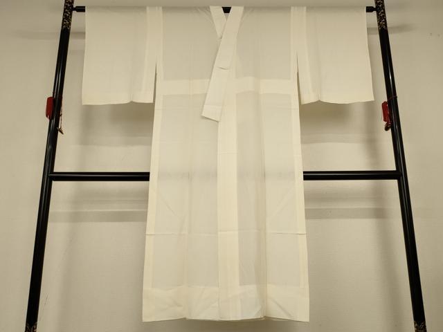 平和屋着物＊夏物　長襦袢　絽　鳥の子色　正絹　逸品　AABH2494jd
