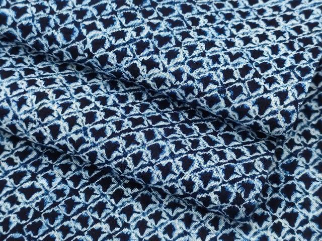 平和屋着物∴夏物　男性　浴衣　有松鳴海絞り　三浦絞り　綿　逸品　CABD2713ng