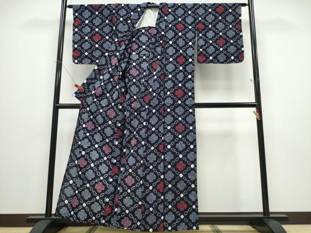 平和屋着物∴夏物　浴衣　有松鳴海絞り　綿　逸品　未使用　CABD2757ng