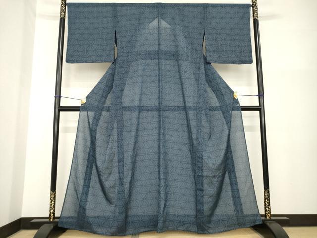 乐天商城 - 平和屋着物＊夏物　小紋　幾何学文様　洗える着物　AABG9653ck