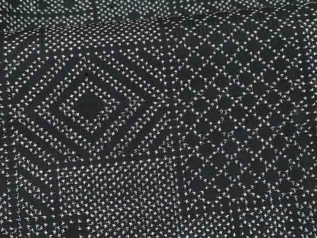 平和屋着物■本場大島紬 7マルキ 幾何学文様 正絹 逸品 CABF0967fb