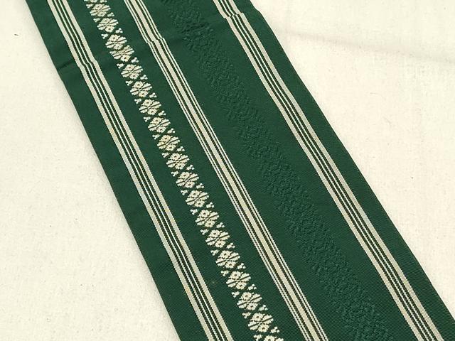 平和屋着物◎男性　本場筑前博多織　角帯　献上　正絹　逸品　DABE3555qp