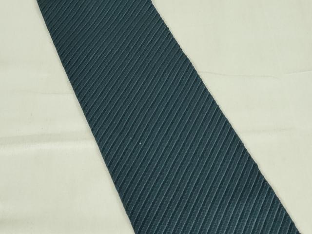 平和屋着物◎男性　本場筑前博多織　角帯　斜縞　正絹　逸品　DABC9938qp