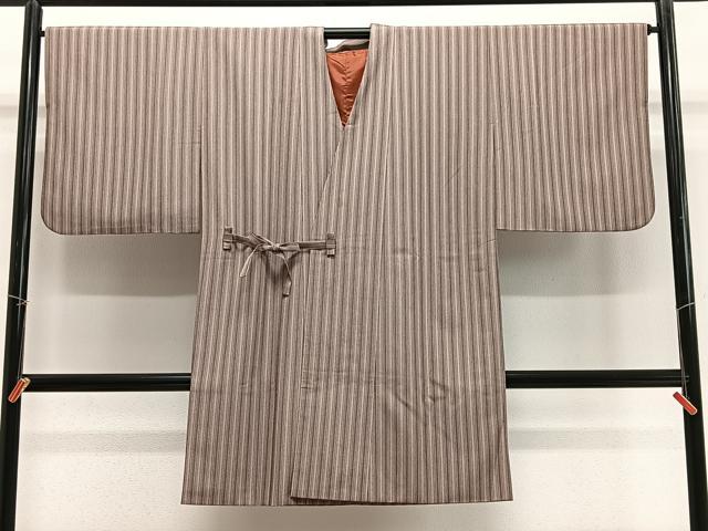 其它 - 平和屋着物∞道中着　縞　ロング丈　洗える着物　CABD4795ua