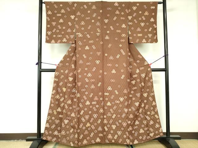 Rakuten - 平和屋着物▼訪問着 駒刺繍 亀甲花文 正絹 逸品 DABF3512op