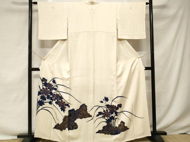 乐天商城 - 平和屋着物■豪華色留袖　駒刺繍　草花文　暈し染め　金彩　正絹　逸品　CABF3682ev