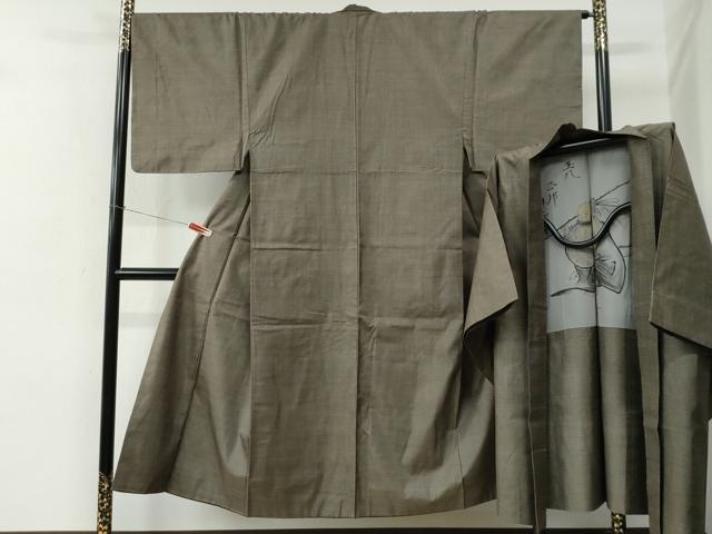 平和屋着物●男性　本場大島紬　アンサンブル　100亀甲　総詰め　正絹　逸品　CABE2464yc