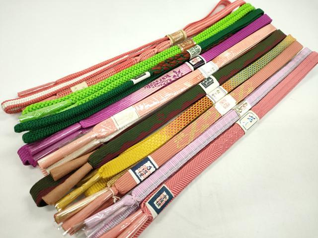 Other - 平和屋着物●和装小物　帯締め10本セット　高麗組　笹浪組　丸組　金糸　逸品　未使用　CABF7239ju