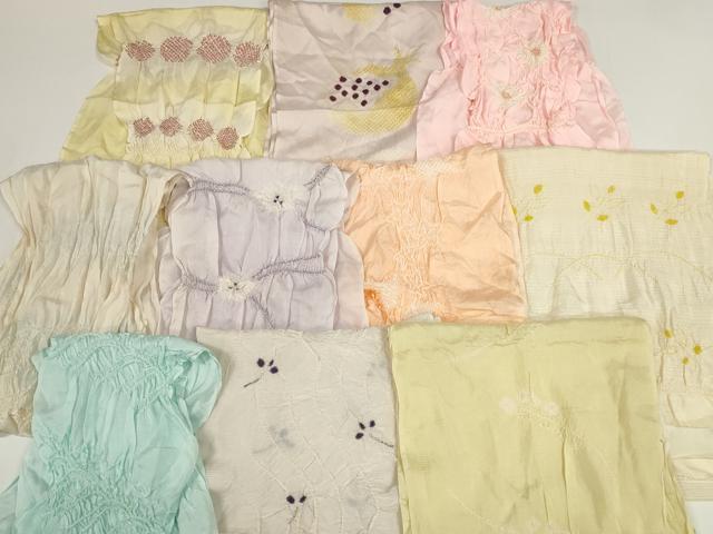 Other - 平和屋着物＊夏物　和装小物　帯揚げ10枚セット　絽　柄絞り　桔梗 芝 重ね山　全て正絹　逸品　DABD7271zzz