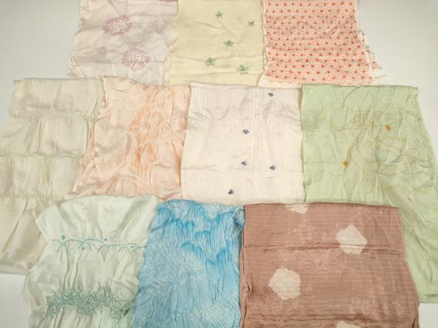 Other - 平和屋着物＊夏物　和装小物　帯揚げ10枚セット　絽　柄絞り　撫子 麻の葉 桔梗　全て正絹　逸品　DABD7280zzz