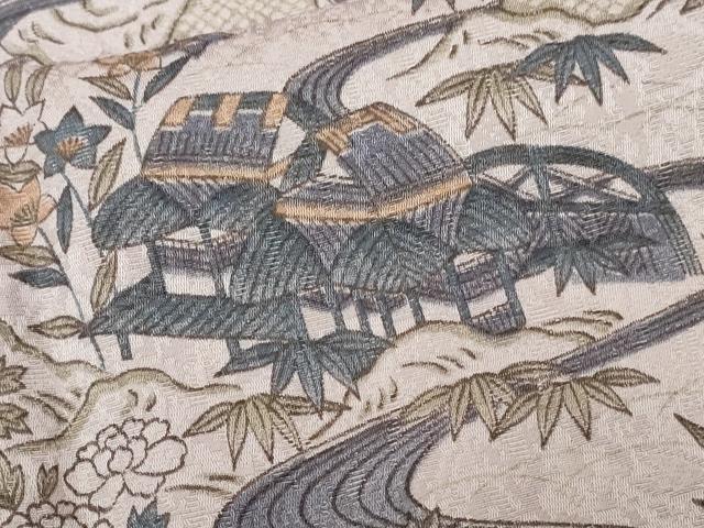 Full-Length Under-Kimono - 平和屋着物■上質な小紋　御所解文　正絹　逸品　CABE3441ev