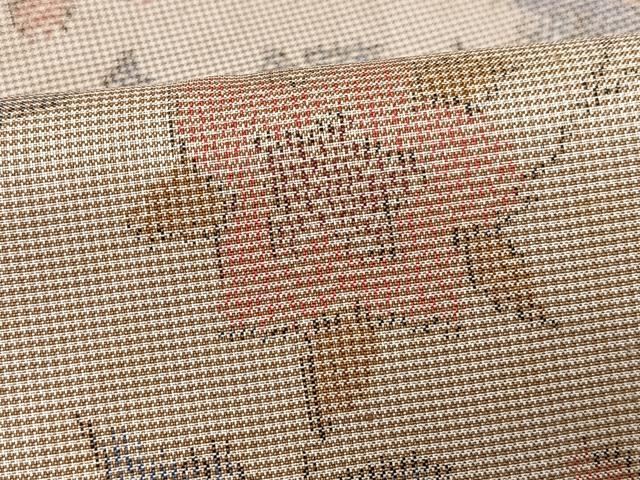 平和屋着物■本場大島紬　枝花文　正絹　逸品　CAAX9998xe