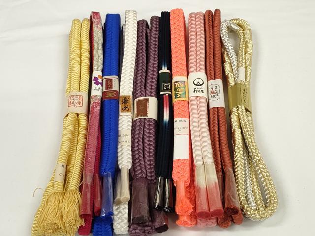 平和屋着物●和装小物帯締め10本セ...