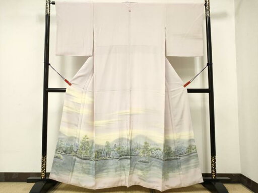 平和屋着物■豪華色留袖 風景文 暈し染め 正絹 逸品 DAAL8101ob 平和屋着物■豪華色留袖 風景文 暈し染め 正絹 逸品 DAAL8101ob