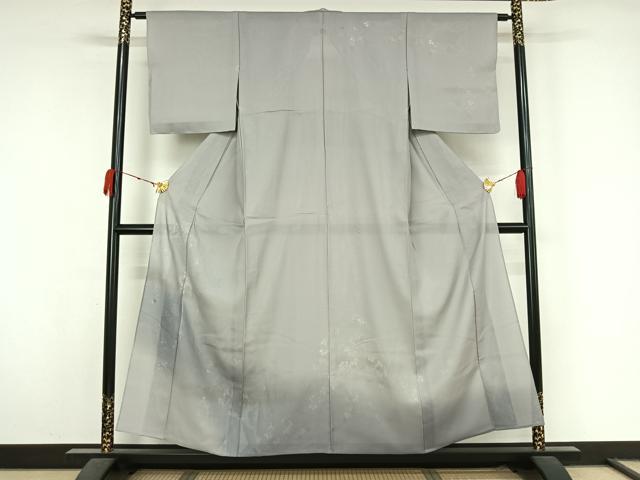 b320 正絹　紗絽袷　小紋　未使用しつけ付極美品　着物 aabk7305_02.jpg