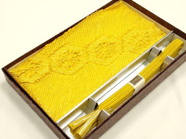 Other - 平和屋着物●和装小物　帯締め・帯揚げセット　平組　柄絞り　花亀甲繋ぎ　逸品　未使用　AABH6787ay