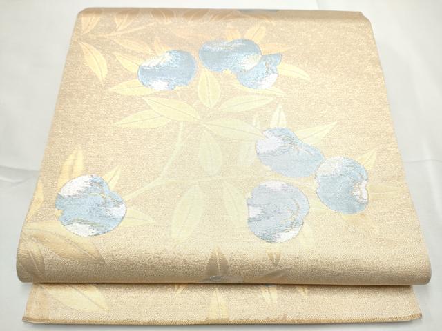 平和屋着物＊夏物　織物一筋名門　織悦　全通柄袋帯　流水青海波花文　金糸　正絹　逸品　DABC8568cm 楽天市場】織悦 袋帯の通販