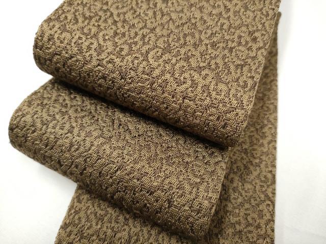 平和屋着物●男性　角帯　唐草文　正絹　逸品　CABF5404hy