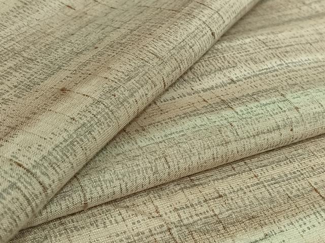 Kimono - 平和屋着物▽ぜんまい紬　単衣　霞文　暈し染め　正絹　逸品　AABH5577jh