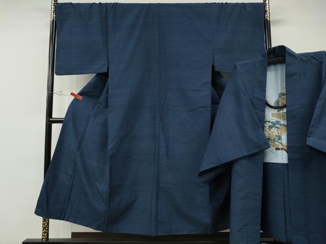■■■　サイズ　■■■ 【着物】 身丈 148cm（肩から） 裄丈 70.5cm 袖丈 49cm　縫込み 1cm 袖幅 35cm 前幅 28cm 後幅 34cm 着物縫いこみ 内揚げ 7cm 裄 お袖側 約3cm　身頃側 約1cm 【羽織】 身丈 95cm（肩から） 裄丈 72cm 袖丈 49cm　縫込み 3cm 袖幅 36cm 前幅 23cm 後幅 34.5cm 裄 お袖側 約1cm　身頃側 約